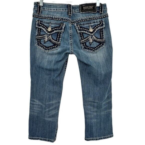 Miss Me Jeans Irene Capri Pants Size 29 - Picture 5 of 8